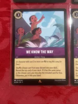 4x Disney Lorcana - Shimmering Skies - We Know the Way - 61/204 x4 - Image 4