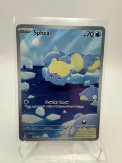 Pokemon TCG Spheal Card 199/191 Surging Sparks Illustration, Near Mint Condition - Image 1