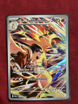 Pokemon TCG Ethan's Typhlosion Destined Rivals Illustration Rare Card 190/182 - Image 1