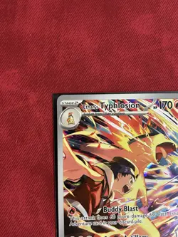 Pokemon TCG Ethan's Typhlosion Destined Rivals Illustration Rare Card 190/182 - Image 3