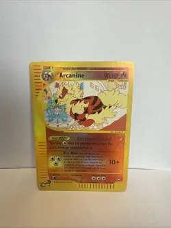 Arcanine 2/147 Aquapolis Reverse Holo LP/MP Vintage Pokemon Card 2002 - Image 1