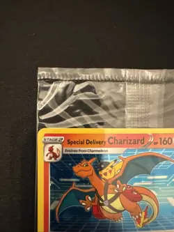 Pokemon TCG Special Delivery Charizard SWSH075 Holo Promo Card Sealed - Image 3