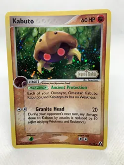 Kabuto 36/92 Stamped Holo Uncommon Ex Legend Maker Pokemon Card - Image 5
