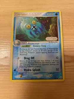 Pokemon Omastar EX Legend Maker Holo Rare Stage 2 100 HP 23/92 Card - Image 1