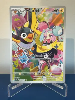 Ionos Wattrel 231/217 Ascended Heroes Illustration Rare Pokemon Card NM - Image 1