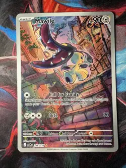 Mawile 246/217 ASC Full Art Rare. Steel 90 HP 90 Attack Pokemon TCG Card. LP. - Image 1