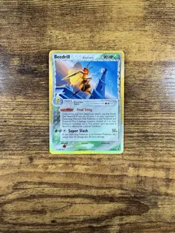 Pokemon Beedrill Delta Species 1/113 Rare Reverse Holo Card - Image 1