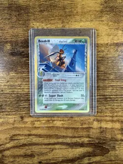 Pokemon Beedrill Delta Species 1/113 Rare Reverse Holo Card - Image 3