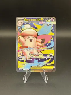 ⭐ Pokemon Mega Clefable GX Full Art Holo Card 103/088 English Fairy TCG ⭐ - Image 1
