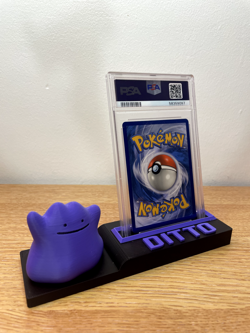 PSA/ACE Pokemon Card Holder DITTO Stand Display Graded Choose your Pokemon - Image 2