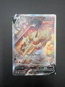 Flareon v SWSH179 Sword & Shield Promo Holo Card Near Mint Condition - Image 1