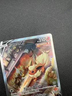 Flareon v SWSH179 Sword & Shield Promo Holo Card Near Mint Condition - Image 3