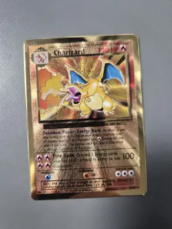 Charizard Celebrations Metal Promo Holo 004/102 120 HP Mitsuhiro Arita Card - Image 1