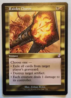 MTG Magic [x1] Rakdos Charm [x1] RETRO SHIFTED Time Spiral Remastered M/NM - Image 1