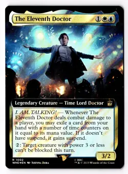 The Eleventh Doctor (Extended Art) (Surge Foil) 1002 UB: Doctor Who Foil LP - Image 1