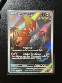 Slither Wing 203/182 Sv04: Paradox Rift Holo Pokemon TCG Illustration Rare - NM - Image 1