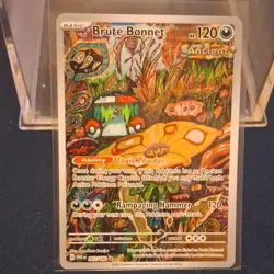 Pokemon Brute Bonnet SV04: Paradox Rift Illustration Rare Full Art Holo 207/182 - Image 1