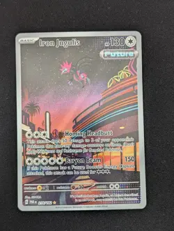 Iron Jugulis 216/182 Illustration Rare Pokemon SV04: Paradox Rift Pokemon - Image 1