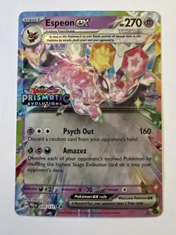 Espeon EX Prismatic Evolutions STAMPED Promo 034/131 Pokemon MINT! - Image 1
