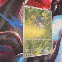 Pokemon TCG Nymble Illustration Rare 096/094 Full Art Holo Phantasmal Flames NM - Image 2