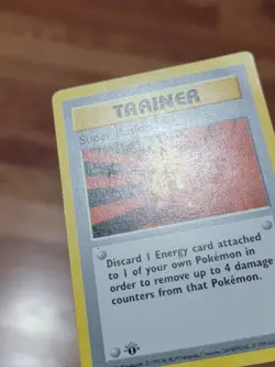 Pokemon TCG Super Potion Base Set 90/102 Regular 1st Edition Uncommon MP - Image 2