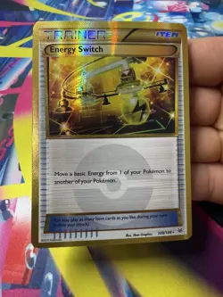 Energy Switch SECRET RARE - Pokemon XY Roaring Skies #109/108 HP English - Image 2