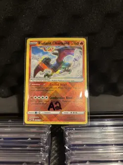 Pokemon Sword & Shield Crown Zenith Radiant Charizard 020/159 A2 NM - Image 1