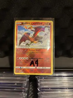 Pokemon Sword & Shield Crown Zenith Radiant Charizard 020/159 A4 NM - Image 1
