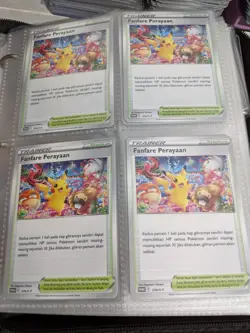Lot Of 4 Pokemon Indonesia Promo Celebration Fanfare Perayaan Festival 374/S-P - Image 1