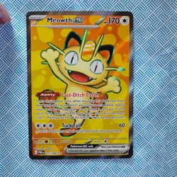 Meowth ex - Perfect Order 107/088 - Ultra Rare Pokemon TCG NM/MINT - Image 2