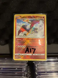 Pokemon Sword & Shield Crown Zenith Radiant Charizard 020/159 LP A17 - Image 1