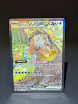 Pokemon: Bloodmoon Ursaluna ex 216/167 Sv06: Twilight Masquerade Holo -NM- - Image 5