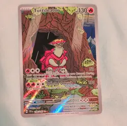 Pokemon TCG Turtonator 146/142 SV07 Stellar Crown Rare Holo Basic 130 HP Eng - Image 1