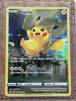 2023 Pokemon Crown Zenith Pikachu Galarian Gallery Holo GG30/GG70 Ultra Rare - Image 1