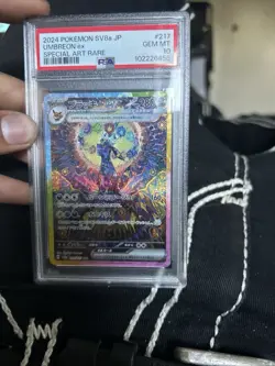 2024 Pokemon SV8a JP Terastrial Festival Umbreon EX 217 Special Art Rare PSA 10 - Image 1