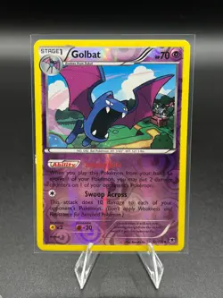 Pokemon - Golbat - 32/119 - Uncommon - Reverse Holo - XY - Phantom Forces - LP - Image 1