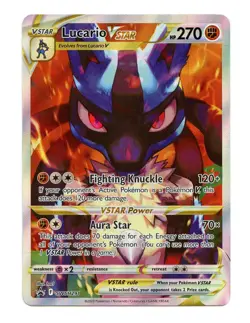 NM Lucario VSTAR SWSH291 Pokemon Crown Zenith Black Star Promo #B - Image 1