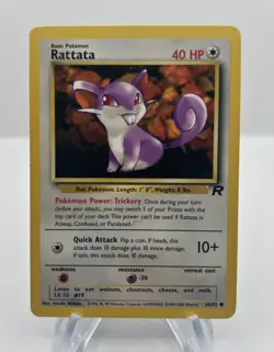 Rattata - 66/82 Team Rocket - WOTC Unlimited - Pokemon TCG - Image 1