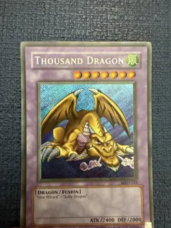 YuGiOh Thousand Dragon MRD-143 REVERSE FOIL ERROR Secret Rare NM - Image 2