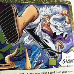 ONE PIECE CCG card: Event, Gum-Gum Giant [Luffy] op09-078 R, foil, 1st edition - Image 5
