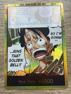 One Piece Gold DON!! OP15 ENGLISH Luffy Golden Bell - Adventure On Kamis Island - Image 1
