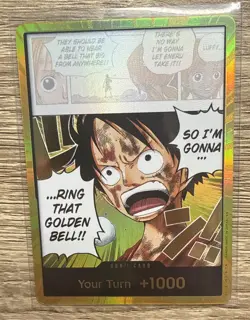 One Piece Gold DON!! OP15 ENGLISH Luffy Golden Bell - Adventure On Kamis Island - Image 3