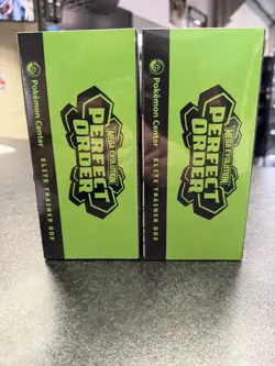 Pokemon TCG Perfect Order Pokemon Center Elite Trainer Box ETB New & Sealed x2 - Image 5