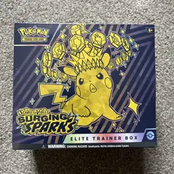 Surging Sparks Elite Trainer Box (ETB) New Sealed Box Pokemon Cards TCG - Image 1