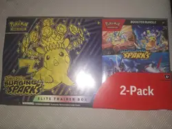 Costco Pokemon TCG - 2 Pack Surging Sparks & ETB Elite Trainer Box New Sealed - Image 1