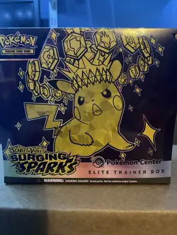 Pokemon Center Surging Sparks Elite Trainer Box ETB - New & Sealed - Image 1