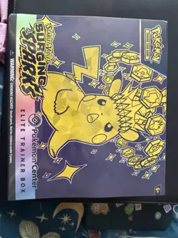 Pokemon Center Surging Sparks Elite Trainer Box ETB - New & Sealed - Image 1