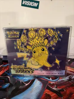 Pokemon TCG Surging Sparks Pokemon Center ETB Sealed - Image 1