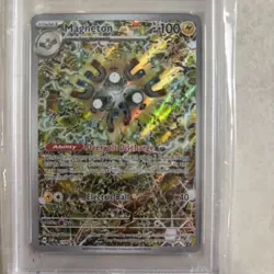 2024 POKEMON SVP EN-SV BLACK STAR PROMO #159 MAGNETON SURGING SPARKS ETB PSA9￼ - Image 2