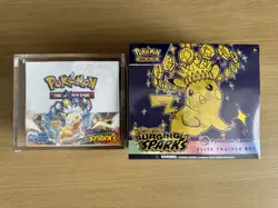 Pokemon TCG Surging Sparks (Pokemon center) ETB and Booster Box Bundle - Image 1
